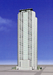 「中央区瓦町超高層マンション」完成予想図
