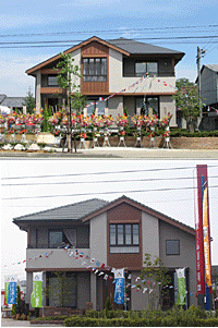 「エースホーム熊谷店」(上)、「エースホーム徳島北店」(下)