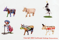 過去のCowParadeでの作品例