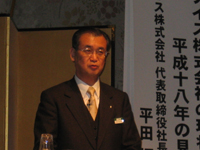 「耐震ニーズを取り込もう」と語る、平田社長