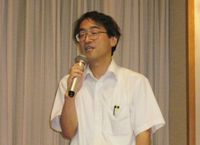 講演を行なった国交省住宅局住宅政策課課長・依田晶男氏