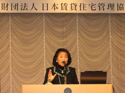 業界における、今後の女性のあり方について語る、北澤委員長