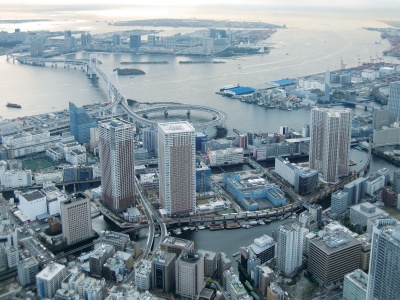 「芝浦アイランド」現地空撮