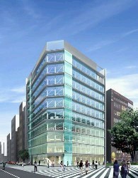 「(仮称)日土地千葉中央ビル」完成予想パース