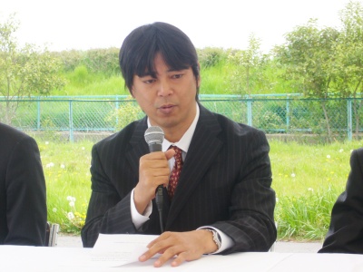 「霞ヶ浦プロジェクトで土浦全体を盛り上げていきたい」と語る取締役・戸室敦夫氏