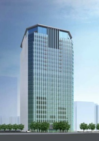 「平河町二丁目東部南地区第一種市街地再開発事業」完成予想図