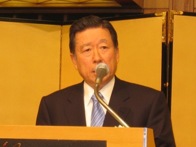 「2008年度税制改正も、われわれの要望が数多く実現できた」と語る岩沙理事長