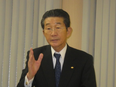 「3~5年で全宅連会員のすみずみまで事業を浸透させ、日本一の共済組織にしたい」と語る藤田和夫社長