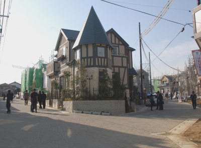 尖塔のあるシンボル住戸