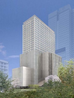 「永田町二丁目計画」高層複合ビル外観イメージ