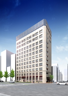 「(仮称)三井ガーデンホテル四谷」外観イメージ
