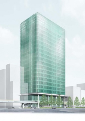 「(仮称)仙台中央広瀬通ビル」外観予想図