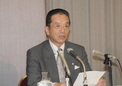「国民一人ひとりが住まいを通じて豊かな住生活を実現できるよう活動していきたい」と話す発起人の(社)住宅生産団体連合会会長・和田 勇氏