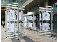 前回のTシャツデザインコンテストのイベント風景