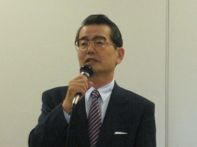 「70社のモニタリングを目標に、法令遵守の徹底に努めていきたい」と語る同協会理事長の黒住昌昭氏