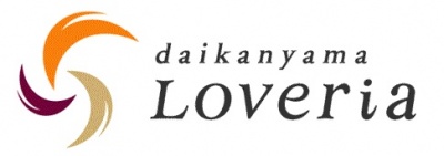 「代官山LOVERIA」ロゴマーク。3つのハートは、“見る(ファッション)”“食べる(飲食)”“過ごす(中庭)”を表している