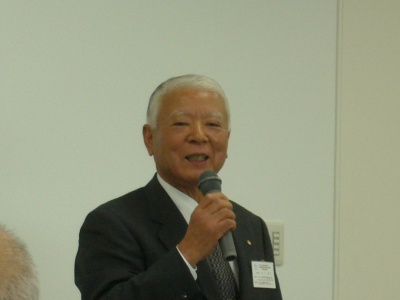 開会のあいさつを述べた同機構副理事長の山下欽司氏