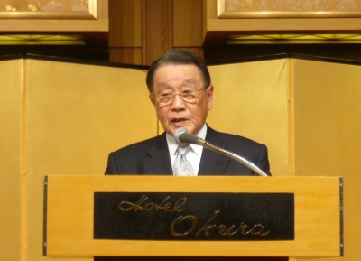 「昨年公表した、CO2削減に寄与する2つの報告書も、各方面から高い評価をいただいた」と語る高木会長