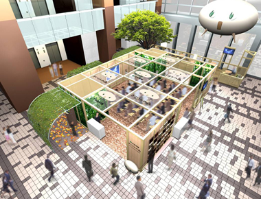 「Sustainable Forest Gallery2009」会場イメージ