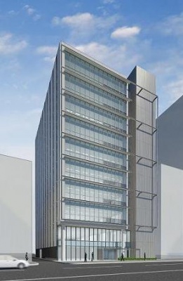 「(仮称)日土地御徒町ビル」完成予想パース