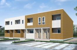 2階建て賃貸アパート「モデッサ ツーフォー ルディア(多雪)」イメージパース