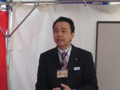 「550万円の戸建て住宅は、より良い商品を適正価格で追求した集大成」と語る、同社代表取締役社長の宮沢俊哉氏