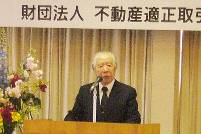 「関係各位のご協力のもと25周年を迎えることができ、大変感謝している」と語る望月理事長