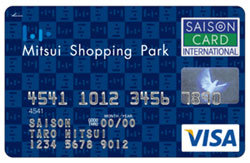 「Mitsui Shopping Park カード」券面デザイン