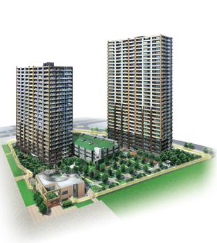 「Hiroshima Garden*Garden NORTH TOWER」外観イメージ