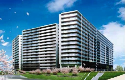 「ライオンズガーデン水無瀬グランリバー」外観