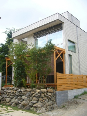 「街かどヘーベルハウス つくば吾妻」として公開しているコンセプトハウス(茨城県つくば市)