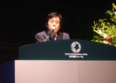 「将来に向けて持続可能な豊かな社会を実現するため、今、不動産に何が求められ何ができるのかを考えていきたい」と語った、国土交通省 土地・水資源局長の原田保夫氏