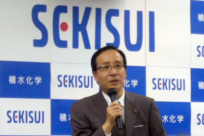 「セキスイハイムの集大成モデル『進・パルフェ』は他社に一歩先んじた商品」と語る同社取締役専務執行役員 住宅カンパニープレジデントの高下貞二氏
