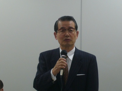 記者会見で「今後も引き続き、会員各社とともに社会貢献・地域共生を軸とした活動を推進していきたい」と語る、同協会理事長の黒住昌昭氏