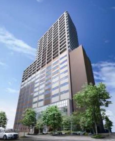 「シティタワー郡山」完成予想パース