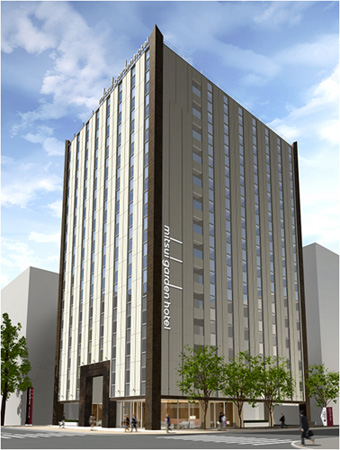「三井ガーデンホテル札幌」外観完成予想CG