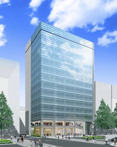 「KPP八重洲ビル新築計画」完成予想パース