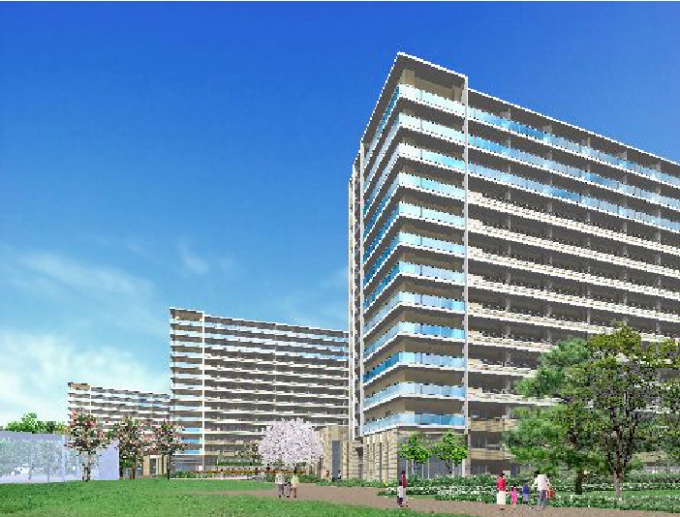 「多摩ニュータウン」建替後イメージパース