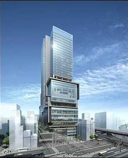 「渋谷ヒカリエ」完成予想パース