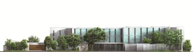 オーダーメイドマンション「プラウド山手町」外観パース
