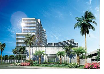 大規模分譲マンション「ザ・千里ガーデンズ」完成予想図