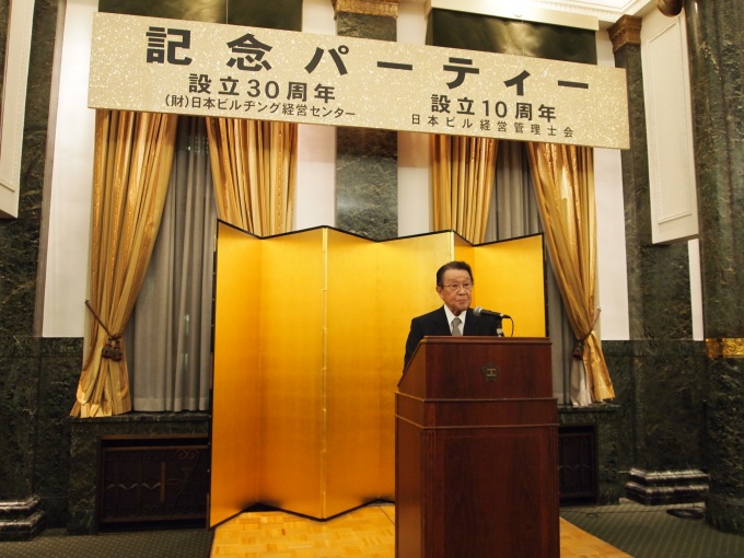 冒頭挨拶した会長の髙木丈太郎氏