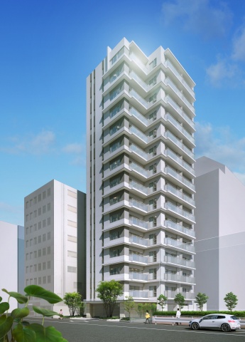 「谷町第二ビル建替え事業」完成イメージパース