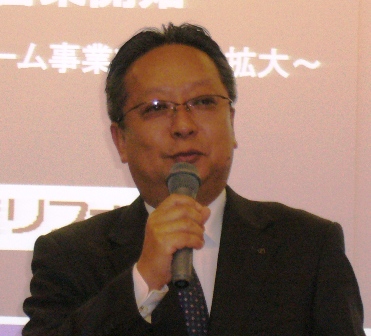 「野村不動産ホールディングス傘下の15社のなかでも、当社はナンバー1の成長企業になると確信している」と話す、野村不動産リフォーム(株)取締役社長・関 敏昭氏