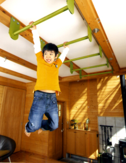 「ガジェット」の一つ“天井で遊ぶウンテイ”