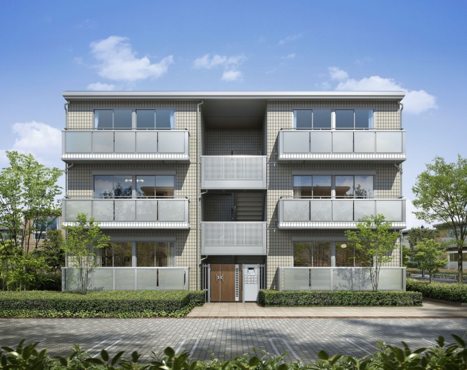 3階建て賃貸住宅「レトアFIIIパティオ」外観イメージ