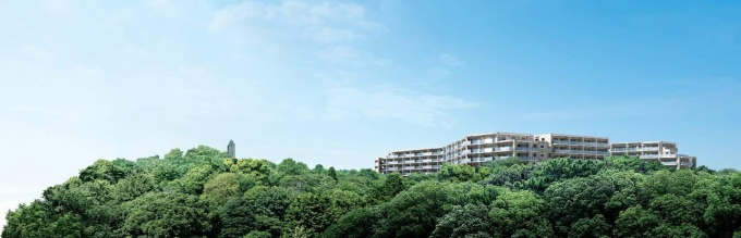 「ヴィラス星ヶ丘の森」完成予想パース