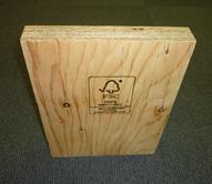 FSC認証を受けた「LVL(Laminated Veneer Lumber)」
