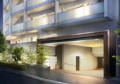 分譲マンション「オーベル渋谷 dL」エントランス外観イメージ