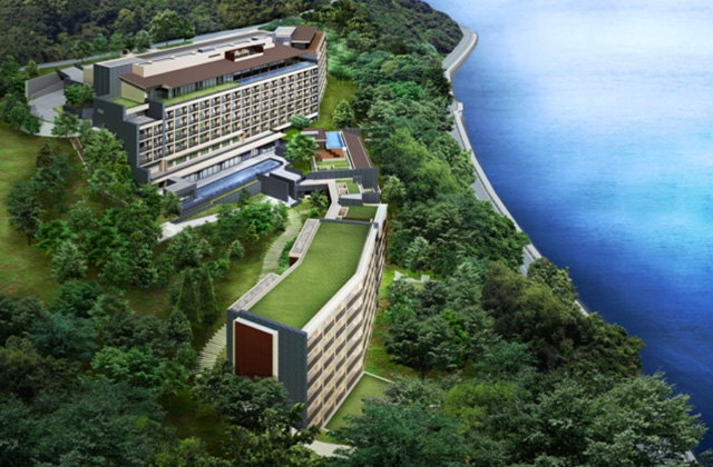 「東急ハーヴェストクラブ熱海伊豆山&VIALA」完成予想図